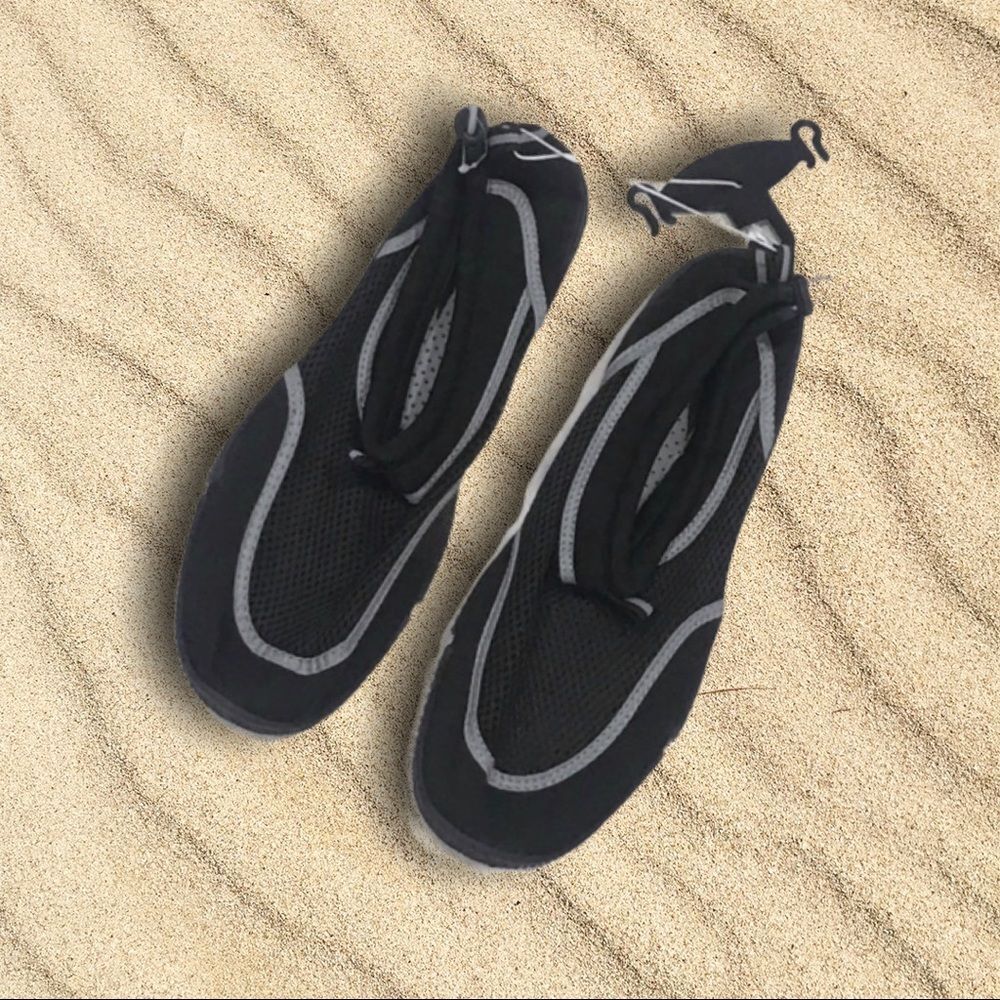 Men's Titus Water Swim Shoes C9 Champion Black Beach Sz 11 - 12 NWT!!!